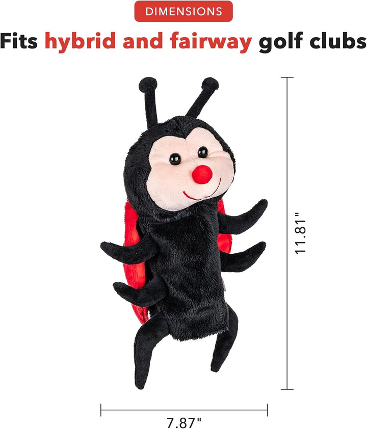 Daphne's Ladybug Hybrid-Schlägerhaube 0 schwarz / rot, 0 schwarz / rot
