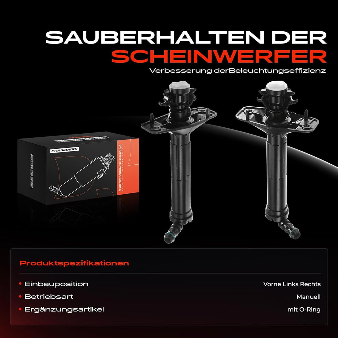 2x Scheinwerferreinigung Waschwasserdüse Vorne Links und Rechts für A6 4G2 C7 4GC A6 Avant 4G5 C7 4G