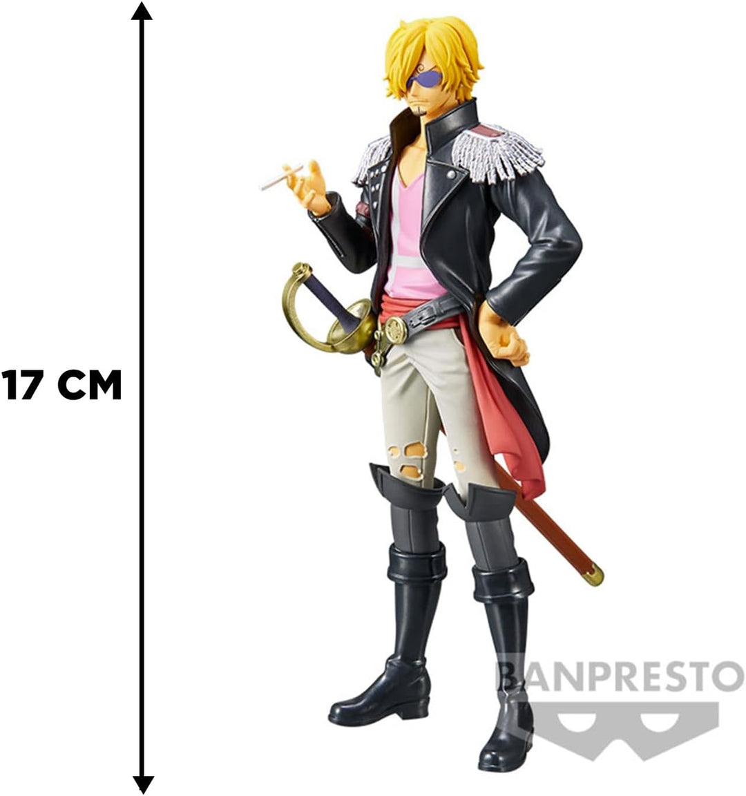 Banpresto Actionfigur One Piece Dxf - The Grandline Men Vol.4 (TBA) Sanji 17 cm BP18950 Mehrfarbig
