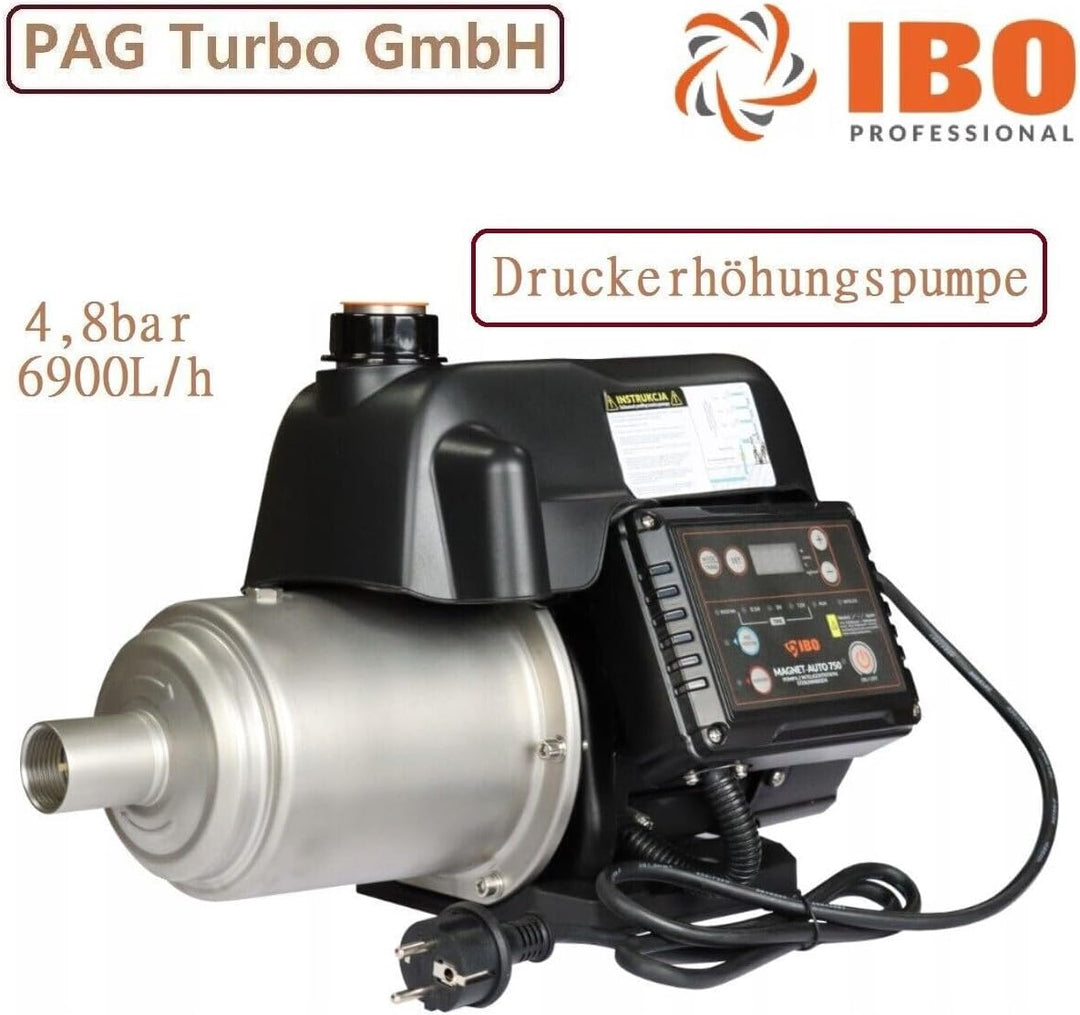 Druckerhöhungspumpe Druckerhöhungsanlage 750W - max 4,8bar - 6900L/h Hauswasserwerk