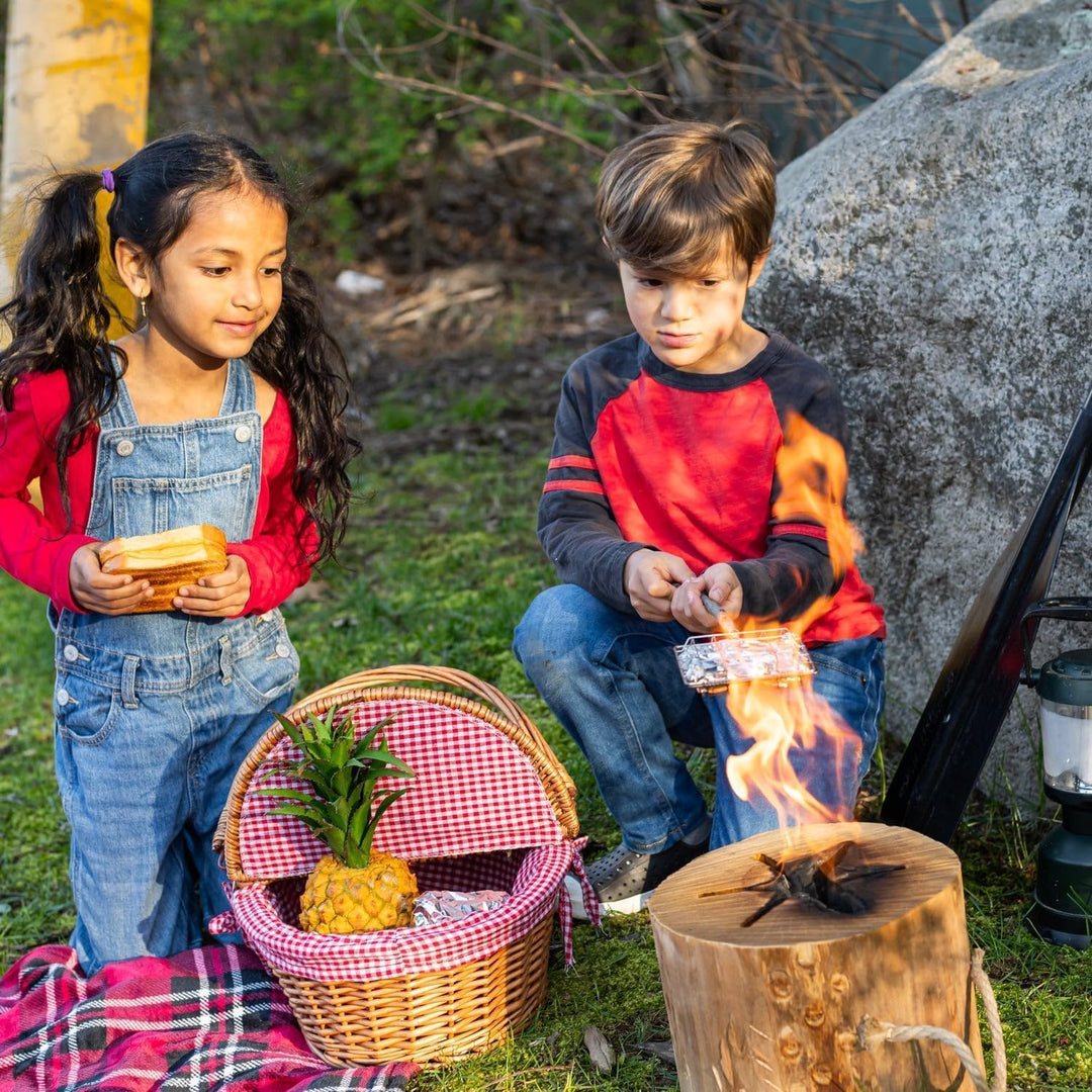 dynamisches Huckleberry Duo - Roast-a-Toast Sandwichmaker & Popcorn Maker für Outdoor Camping - Lets