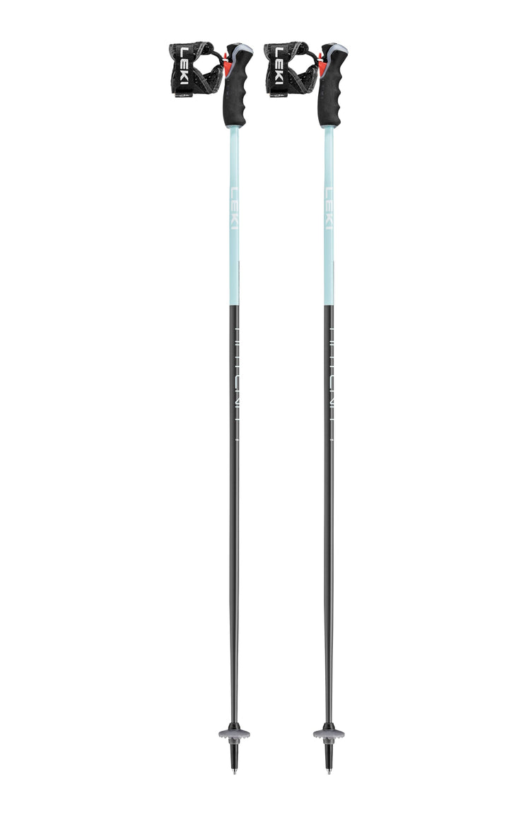 LEKI Damen Artena Airfoil 3D Skistöcke anthracite-turquoise-white 125, anthracite-turquoise-white 12