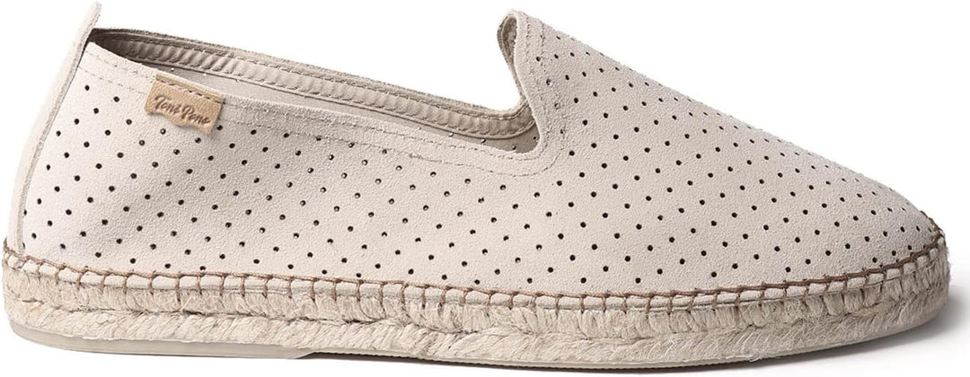 Toni Pons DAN-AY - Espadrille für Herren Wildleder., Stein