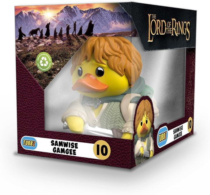 TUBBZ Box-Ausgabe Samweis Gamdschie Sammler-Vinyl-Gummiente Figur - Offizielles Der Herr der Ringe M