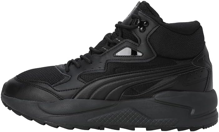 PUMA Unisex X-ray Speed Mid WTR Leichtathletik-Schuh 44.5 EU Schwarz, 44.5 EU Schwarz