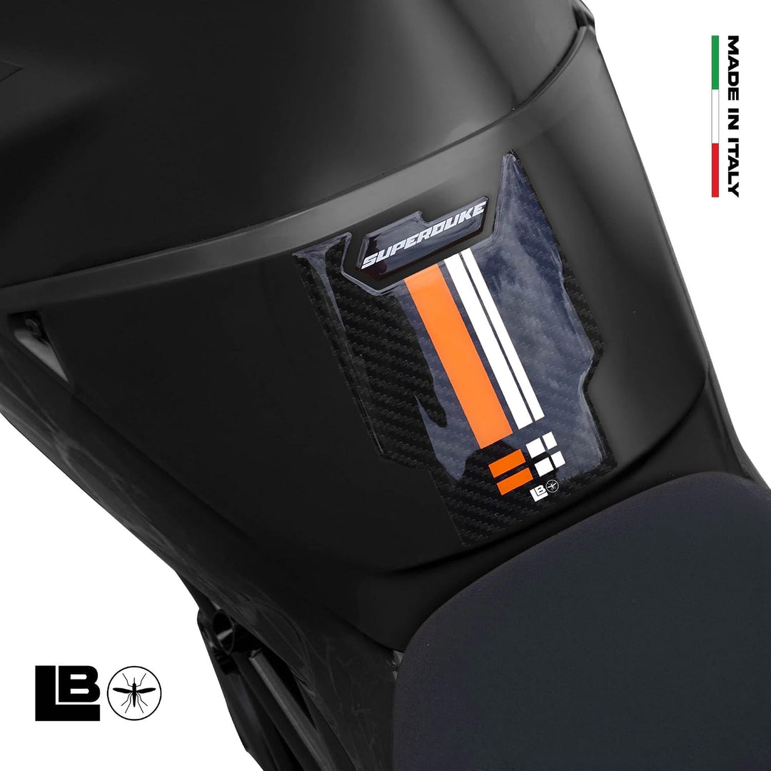 LABELBIKE 3D Aufkleber Motorrad Tankpad kompatibel mit KTM | 1390 Super Duke R 2024, Harzschutz, Kra