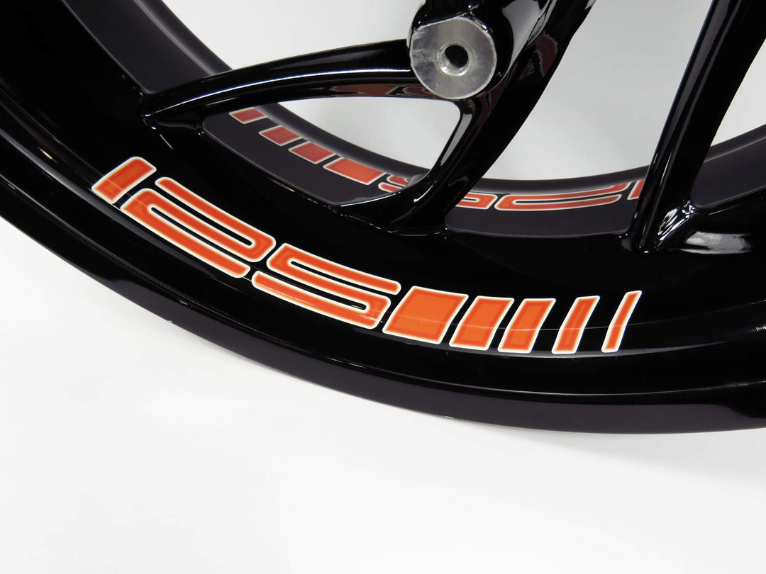 BIKE-label Aufkleber Felgenbett orange kompatibel für KTM 125 Duke X790072 125 Duke - orange, 125 Du