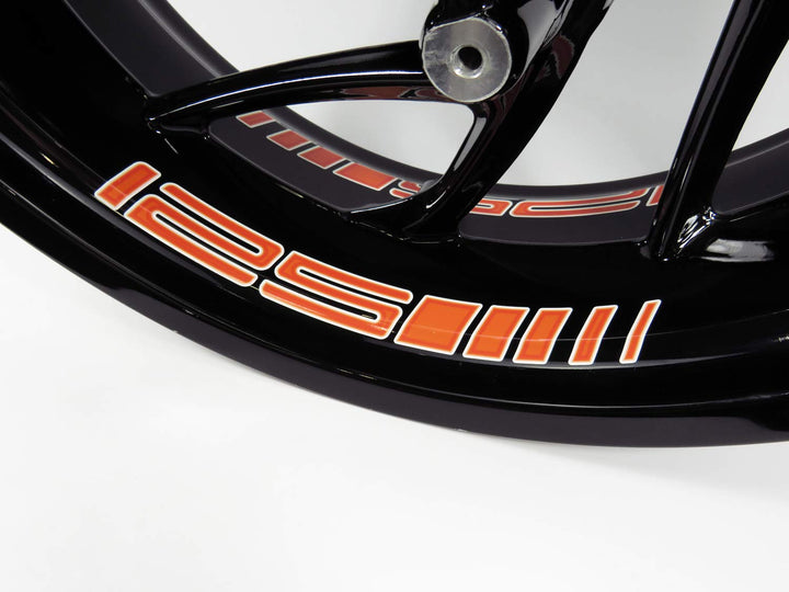 BIKE-label Aufkleber Felgenbett orange kompatibel für KTM 125 Duke X790072 125 Duke - orange, 125 Du