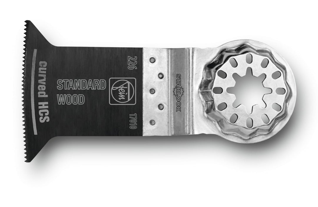 FEIN E-Cut Standard Sägeblatt Curved (3 STK., Holz, Gipskarton und Kunststoff, Multifunktionstool, 3