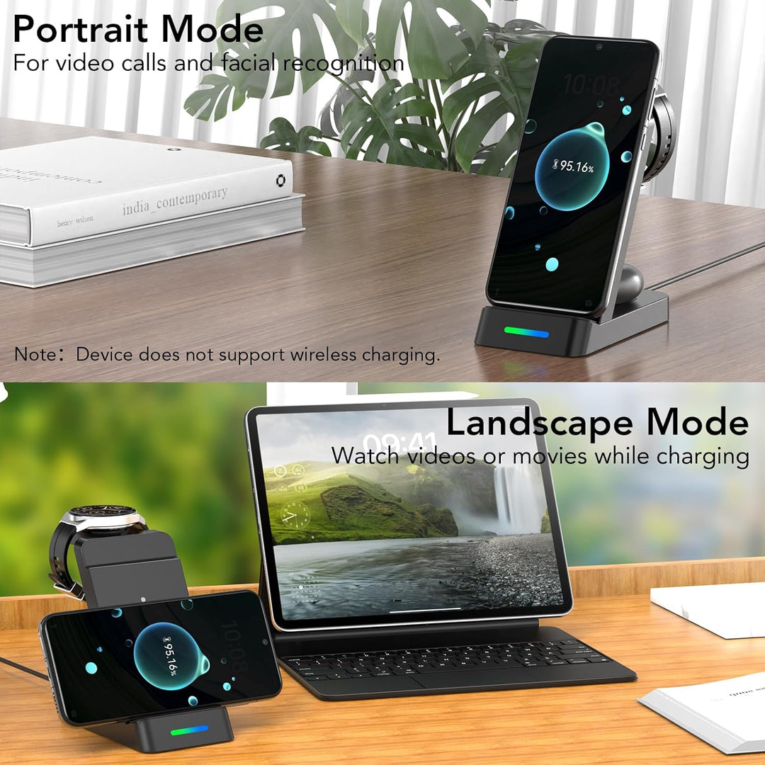 3 in 1 Induktive Ladegerät für Huawei P60/P50,P60/P50/P40/P30 Pro,Handy Ladestation für Mate 60/Mate