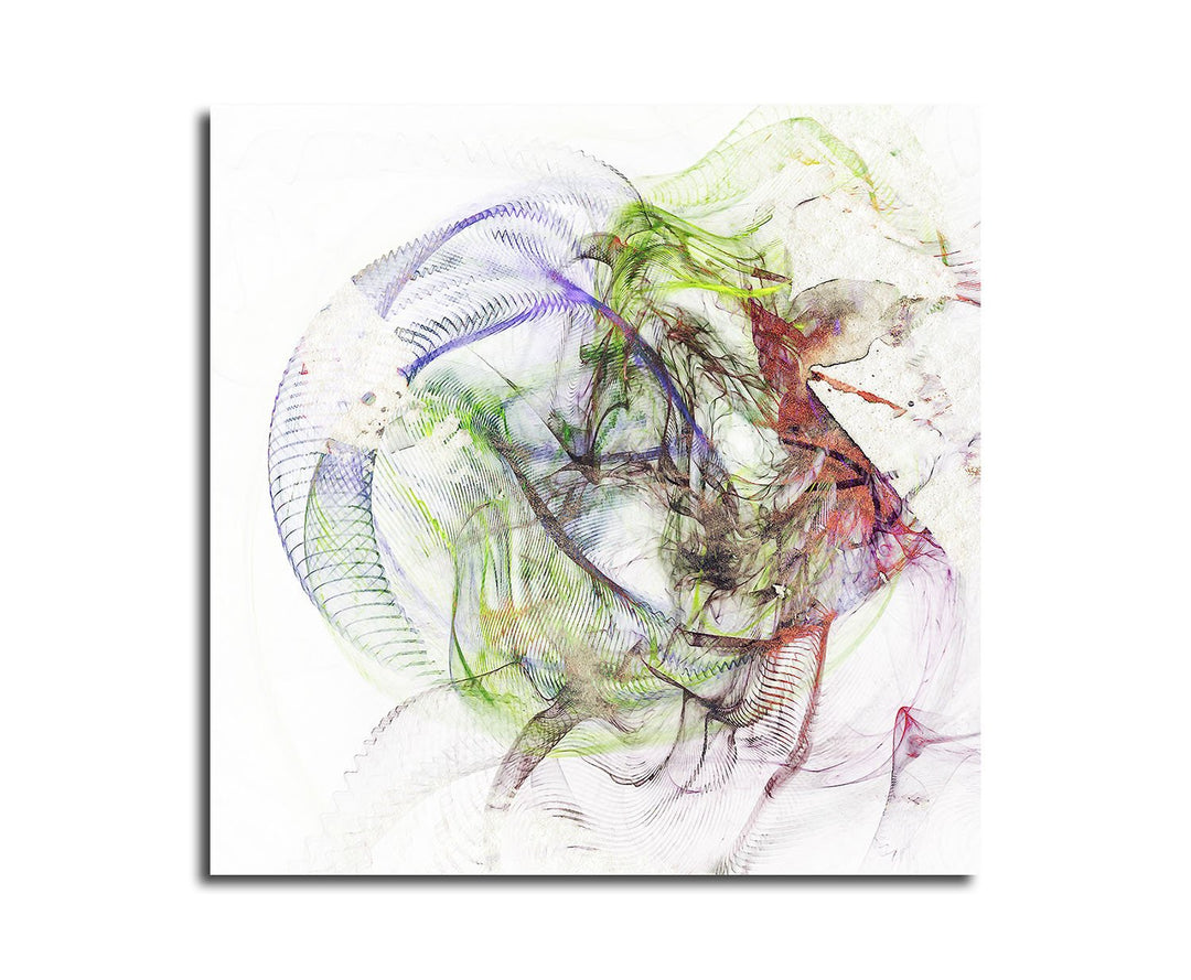 Paul Sinus Art Bild auf Leinwand Abstrakt371_60x60cm Abstraktes Motiv - Schicksal mit Hoffnung - qua