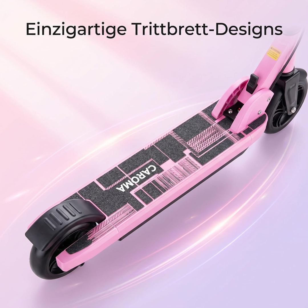 Caroma Elektroroller für Kinder von 6-12 Jahren, 150W Motor bis 16 km/h E Scooter, Faltbarer E Rolle