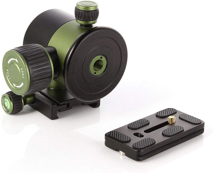 20KG Heavy Duty Kugelkopf Stativkopf mit Schnellwechselplatte 1/4 zoll Schraube Blitzschuhadapter 36