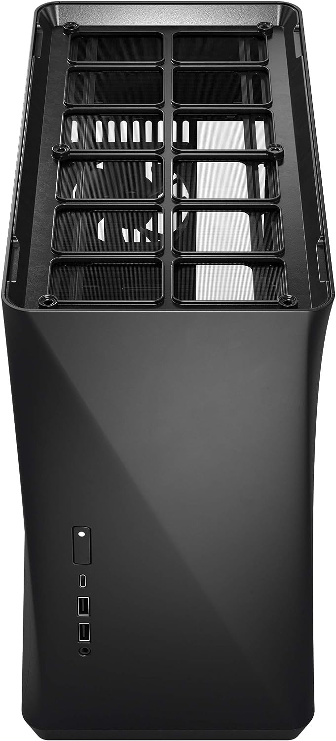 Fractal Design Era ITX Carbon – Tempered Glass – Mini-ITX Gehäuse – Small Form Factor – geeignet für