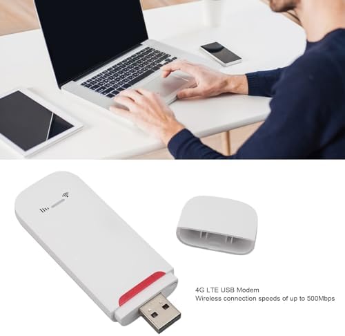 500 Mbit/s 4G LTE USB-Modem-Dongle, Router mit SIM-Kartensteckplatz, Tragbarer Reise-Hotspot, Unters