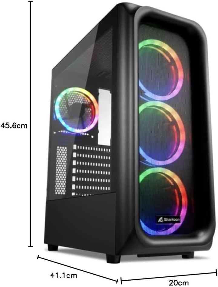 Sharkoon TK5M RGB, Gaming PC Gehäuse