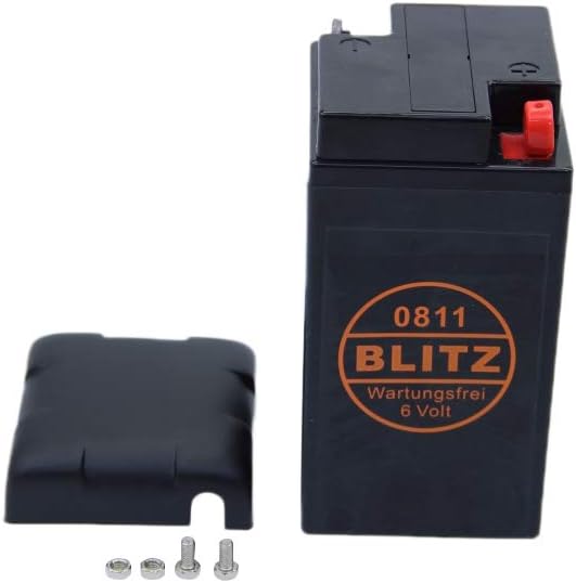 Blitz Gel Batterie 0811 6V/12AH 12A 6V 6 Volt Oldie Vespa Grand Sport Rally BMW Classic Line R25 R50