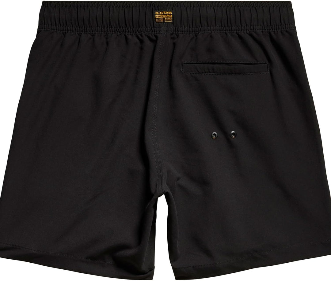 G-STAR RAW Herren Dirik Solid Badehose S Schwarz (Dk Black D22958-a505-6484), S Schwarz (Dk Black D2