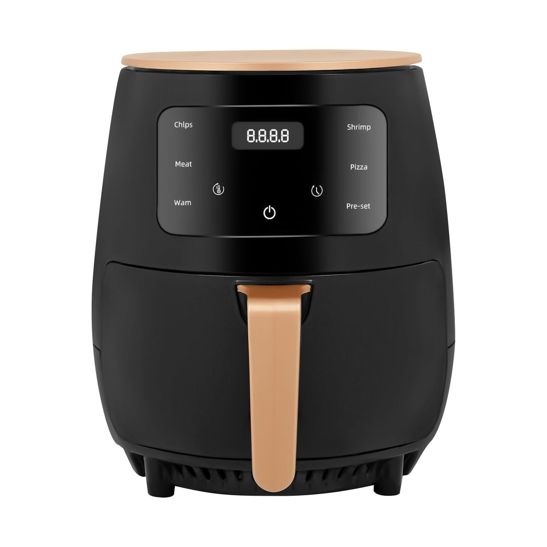 Heissluftfritteuse 3.5L, Fritteuse ohne Öl, Kompakter 2400W AirFryer, Antihaftbeschichtung, Kompakte