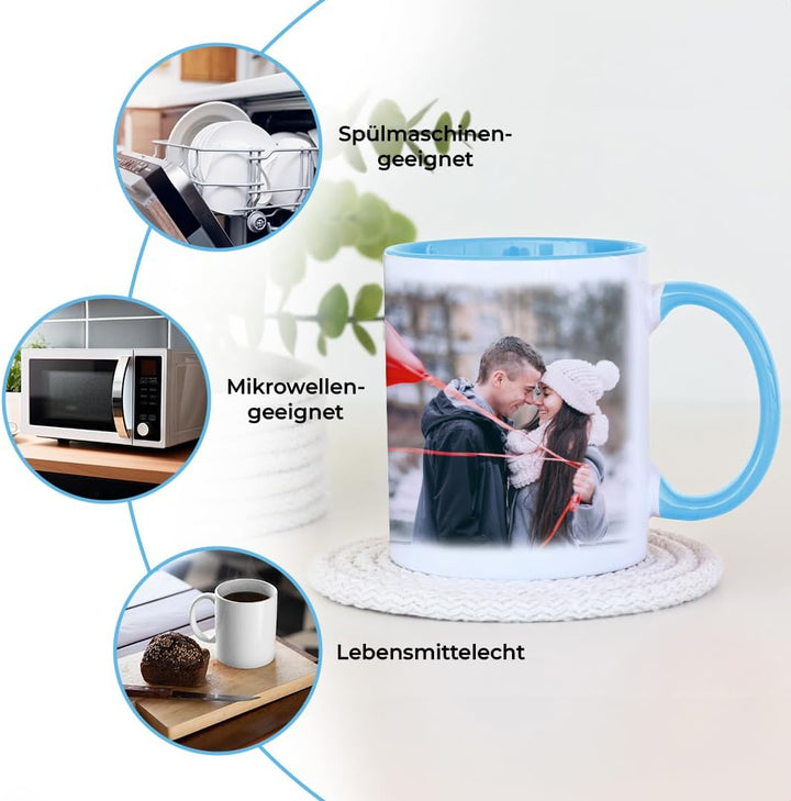 Personalisierte Tasse | personalisiert mit Foto oder Text | Tasse mit Bild | Geschenkidee | Fototass