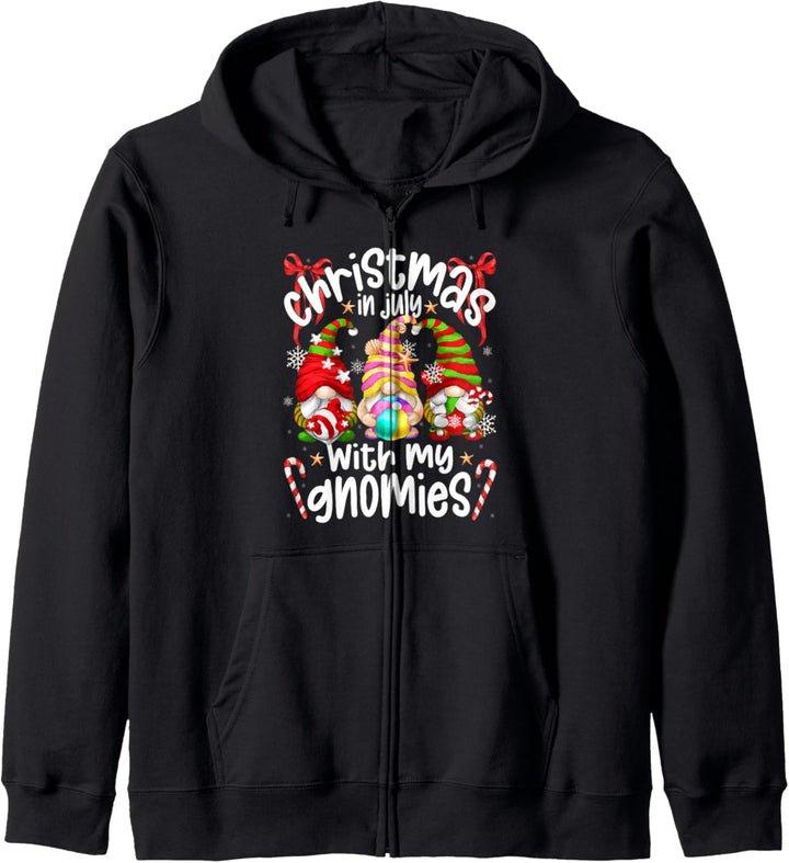 Christmas In Juli Summer Vacation Hanging With My Gnomies Kapuzenjacke
