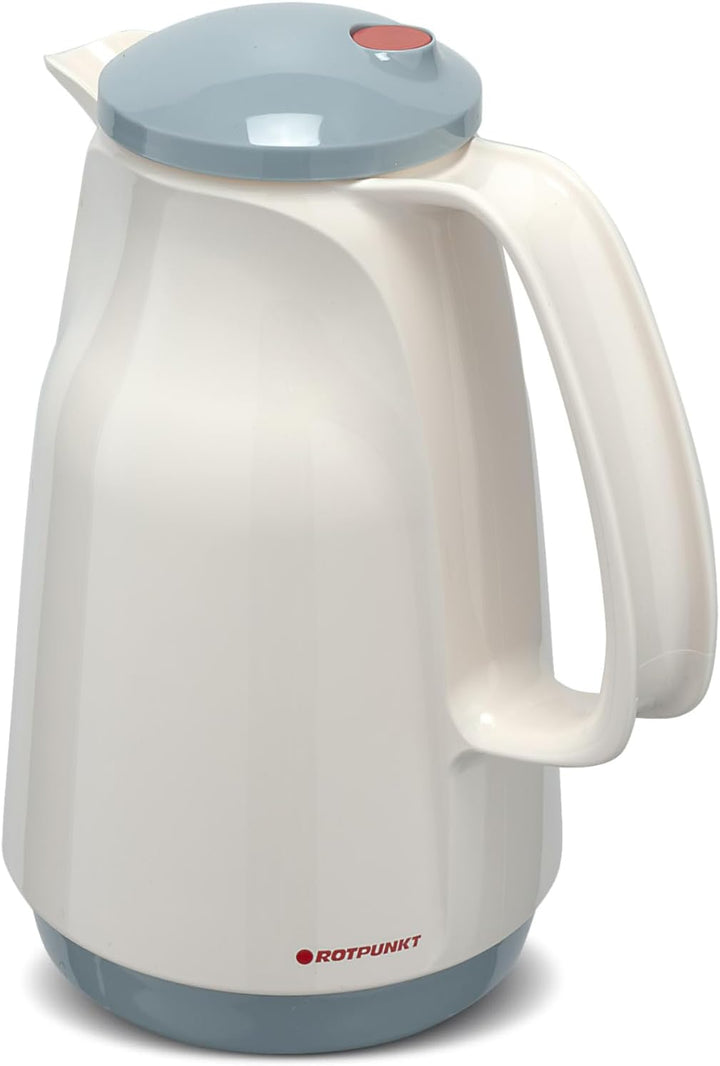 ROTPUNKT Isolierkanne 220 Bella 1,0 l | Zweifunktions-Drehverschluss | BPA Frei- gesundes Trinken |
