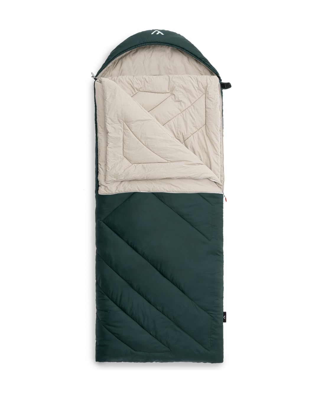 qeedo Fellow Deckenschlafsack Baumwolle Erwachsene (220 x 90cm), Dachzeltschlafsack, Doppel Schlafsa