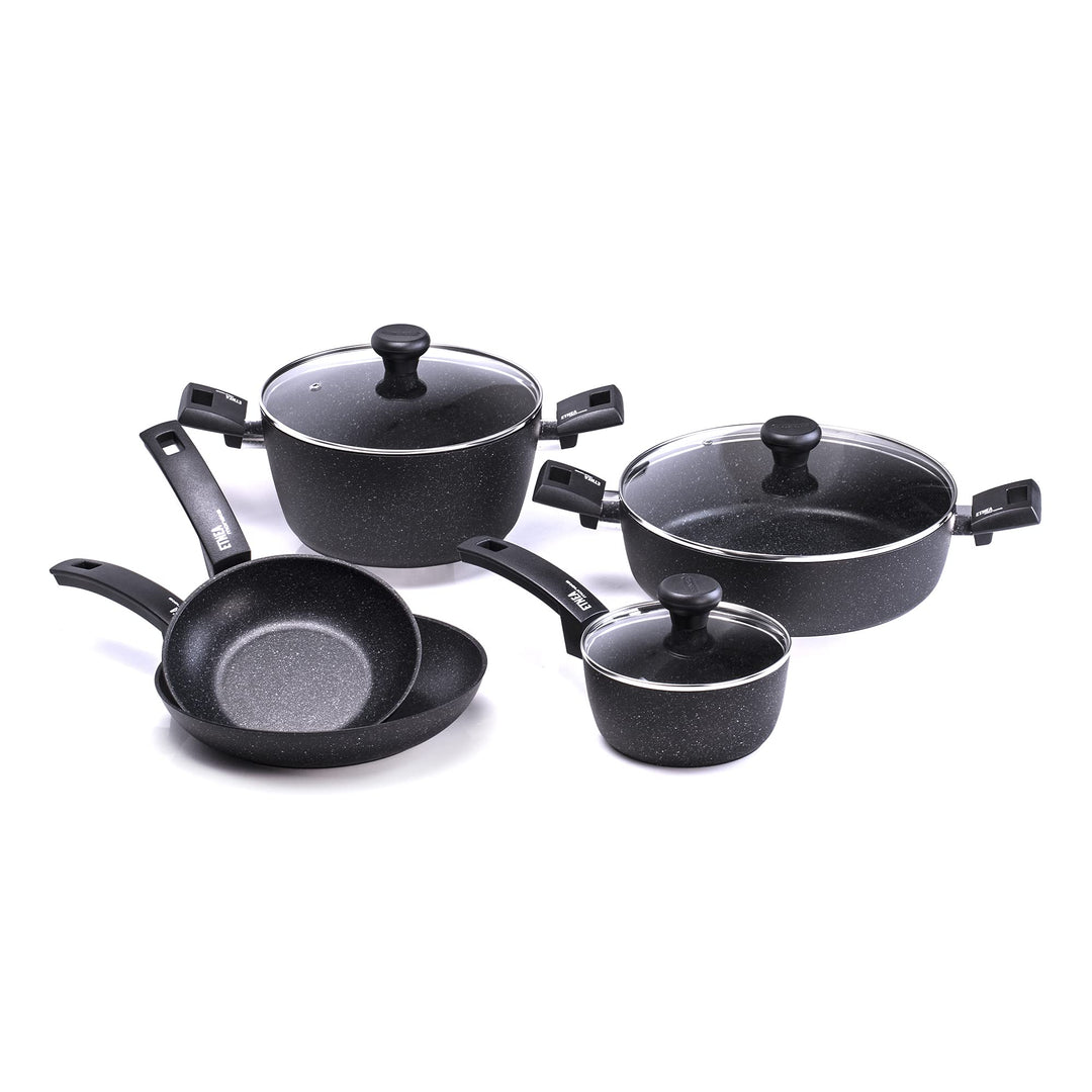 Moneta 8 Stück Batt.8 Stück ETNEA Ecommercare, Aluminium, Schwarz, 8 Stück