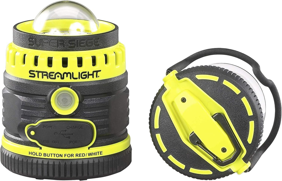 STREAMLIGHT Unisex-Adult SUPERSIEGE AMARILLA Con CARGADOR INTERNACIONAL, Amarillo, Standard