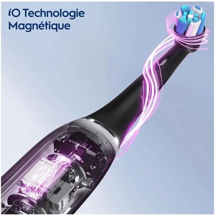 Oral-B iO 5N Elektrische Zahnbürste, Schwarz, Bluetooth, 1 Bürste, 1 Reiseetui iO5 Schwarz, iO5 Schw