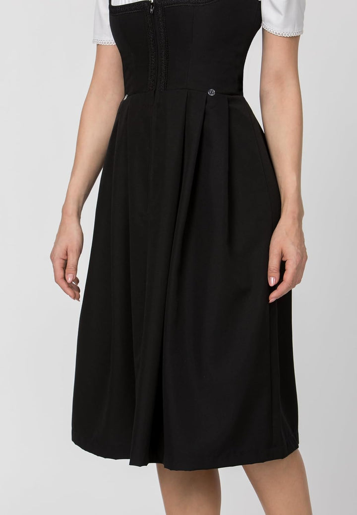 Stockerpoint Damen Dirndl Zita Kleid für besondere Anlässe schwarz, 54 40 Schwarz, 40 Schwarz