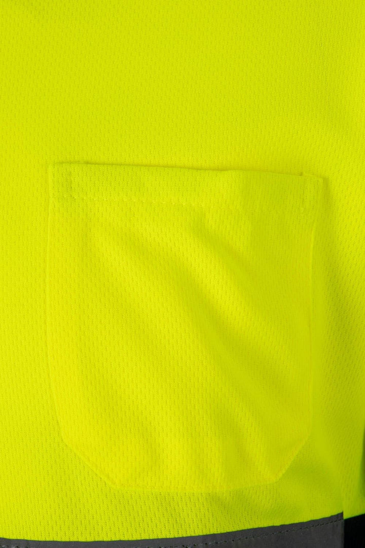 Velilla 175 - Signalshirt, langärmelig (Grösse XXL) Farbe marineblau und gelb fluoreszierend XXL Mar