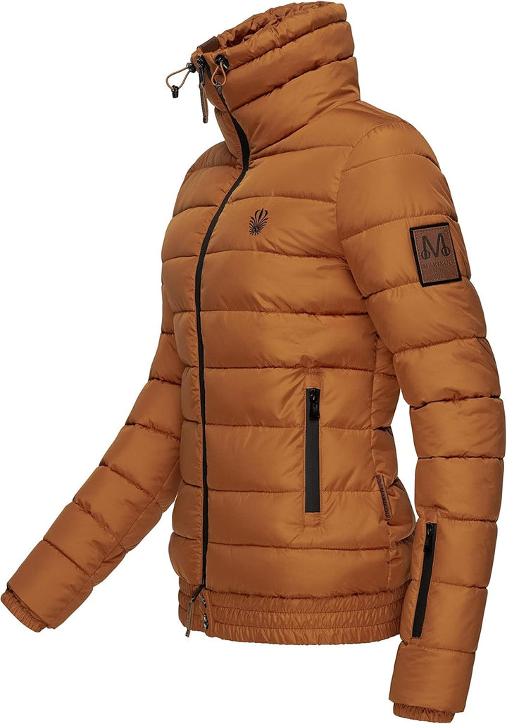 MARIKOO Damen Winter Steppjacke Poison XS-XL XS Rusty Cinnamon, XS Rusty Cinnamon