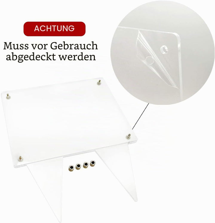 144,8 cm Bilderrahmen für Grab Acryl Outdoor Grab Marker Gedenkstätten Friedhofsdekorationen für Ged