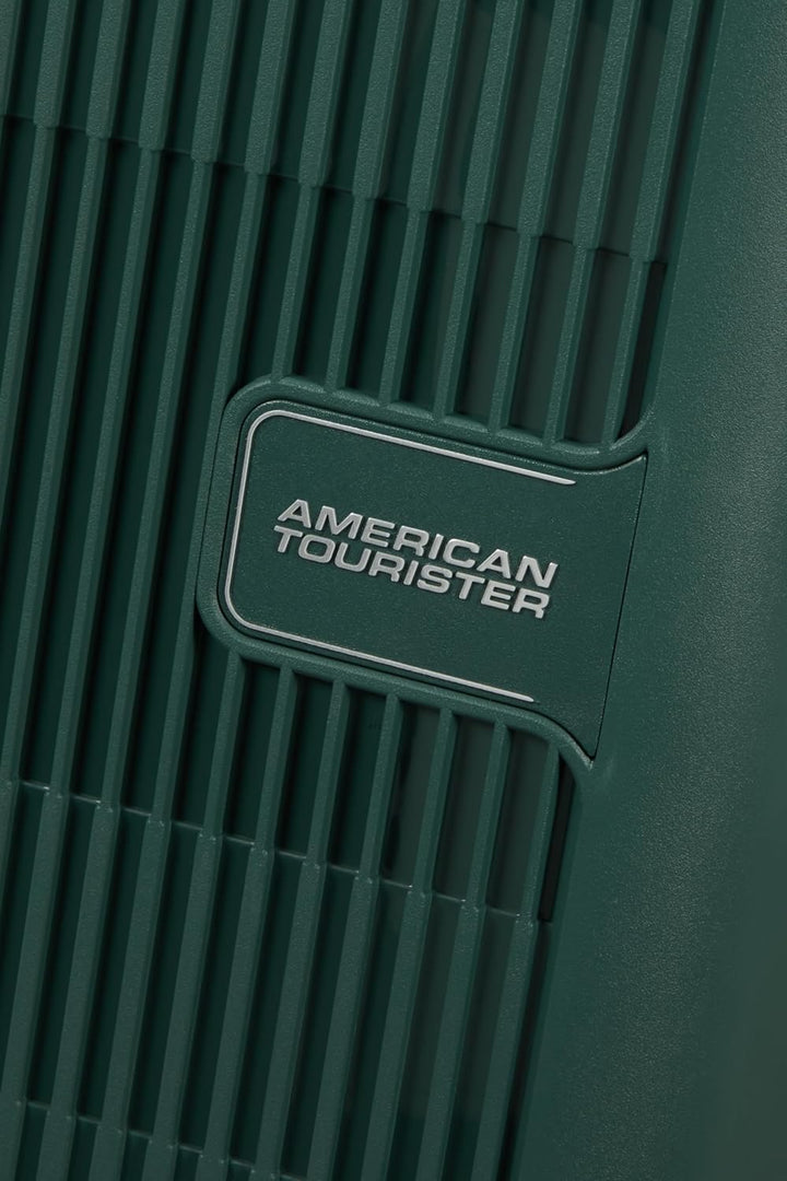 American Tourister Aerostep - Spinner L, Erweiterbarer Koffer, 77 cm, 101.5/109 L, Grün (Dark Forest