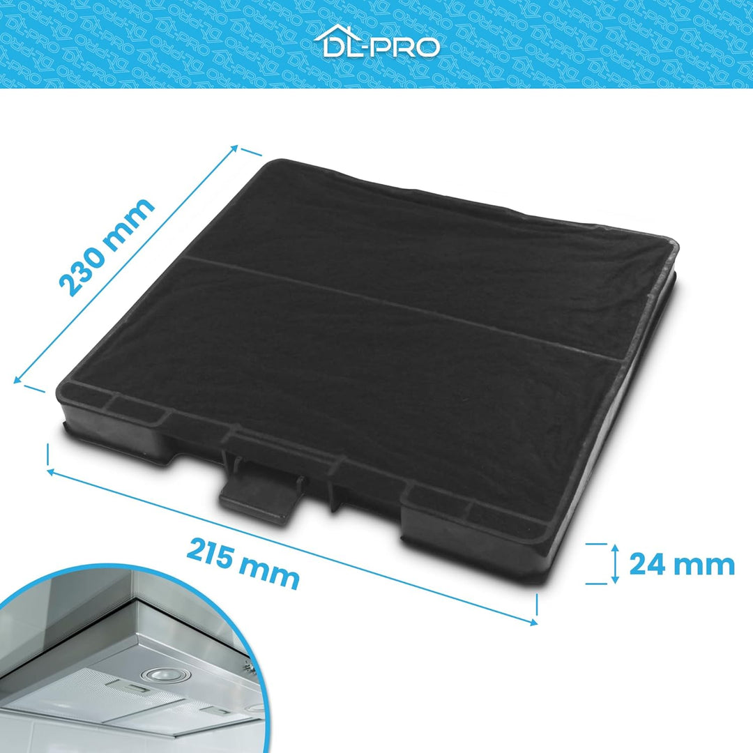 DL-pro Kohlefilter Aktivkohlefilter Filter für Bosch 11026769 DHZ5326 Siemens LZ53251 Neff Z5101X1 D