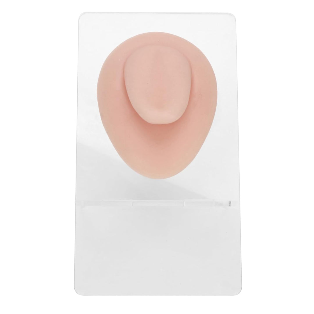 Silikon-Piercing-Körpermodell, Piercing-Körperteil-Modell mit Präsentationsständer, Weiches Silikon-