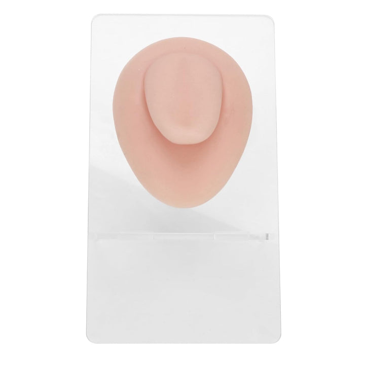 Silikon-Piercing-Körpermodell, Piercing-Körperteil-Modell mit Präsentationsständer, Weiches Silikon-