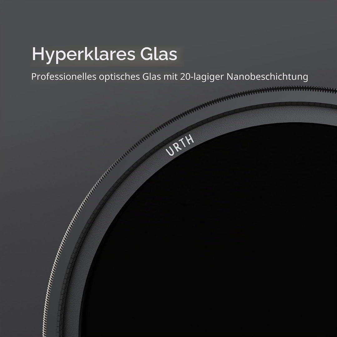 Urth 67 mm Variabler Graufilter ND2-32 (1-5 Stop) ND Filter (Plus+) 67mm, 67mm