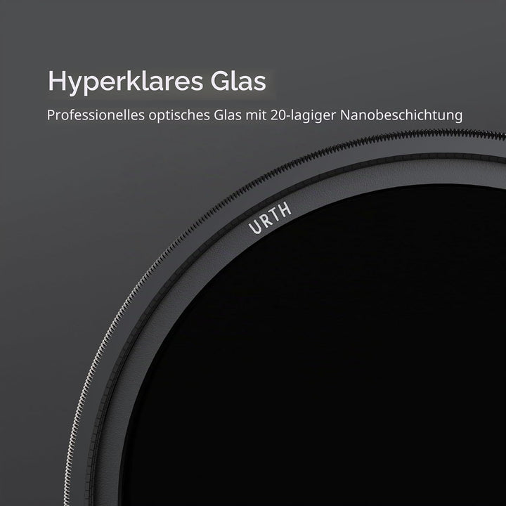 Urth 82 mm Variabler Graufilter ND2-32 (1-5 Stop) ND Filter (Plus+) 82mm, 82mm