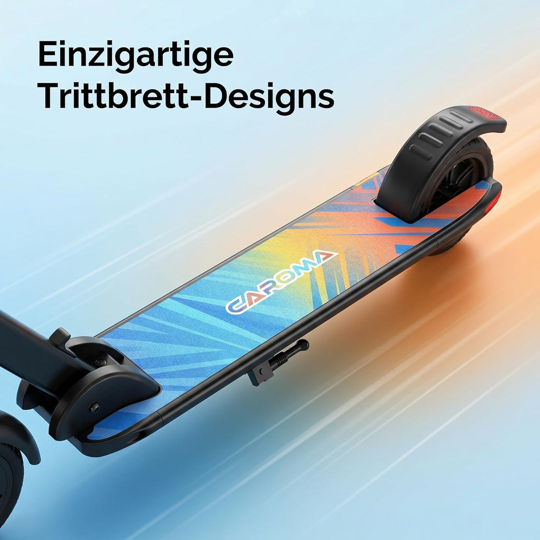 Caroma E Scooter Kinder von 8-12 Jahren, 180W Motor, 16 km/h, 60 min Fahrzeit, Einstellbare Geschwin