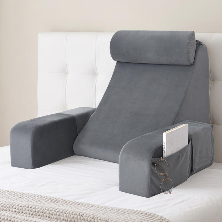 ENITYA Lesekissen zum Sitzen im Bett für Erwachsene, 48,3 cm, Rückenstützkissen zum Sitzen im Bett,
