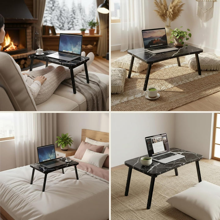 Laptoptisch Klappbar Betttisch Faltbar 59x35x24cm Sofatisch Beistelltisch Couch Bett 7 Farben Schrei