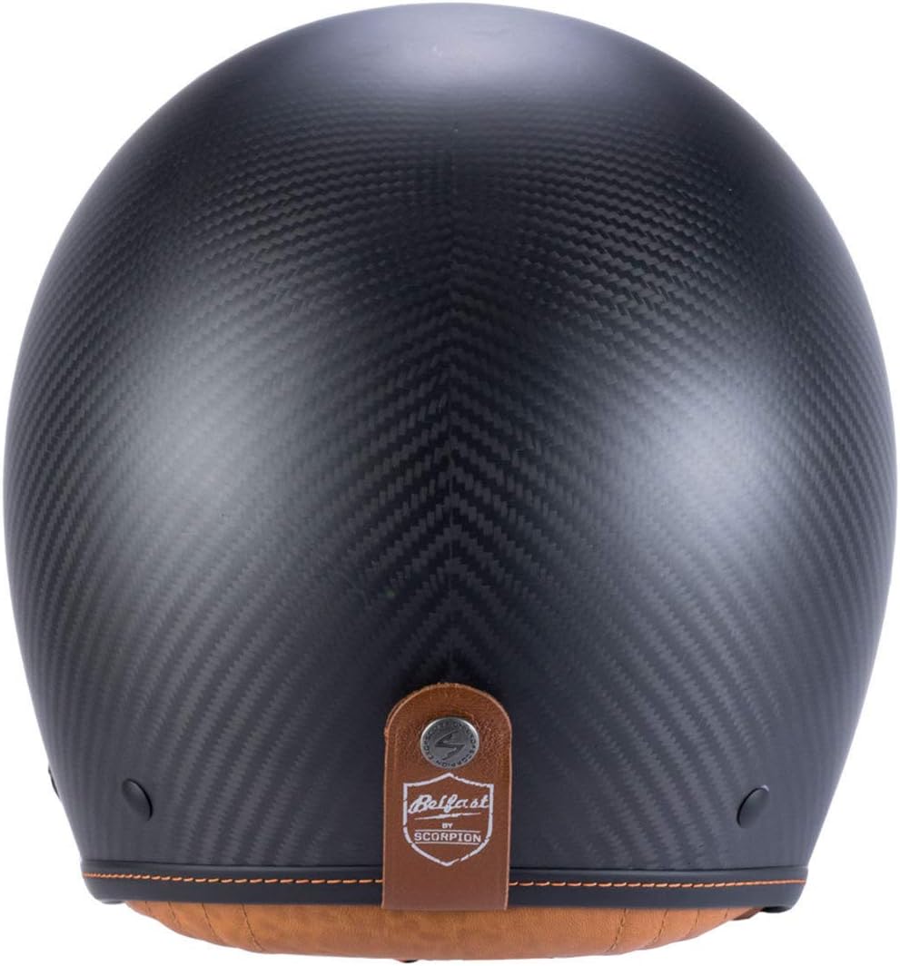 Scorpion Motorradhelm BELFAST CARBON Schwarz Mat, Schwarz, S S Schwarz, S Schwarz