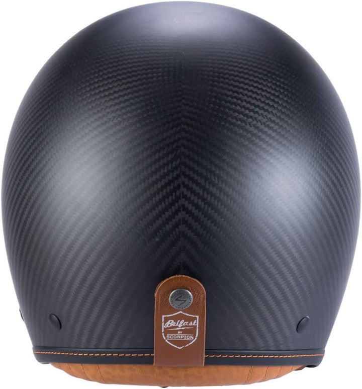 Scorpion Motorradhelm BELFAST CARBON Schwarz Mat, Schwarz, S S Schwarz, S Schwarz
