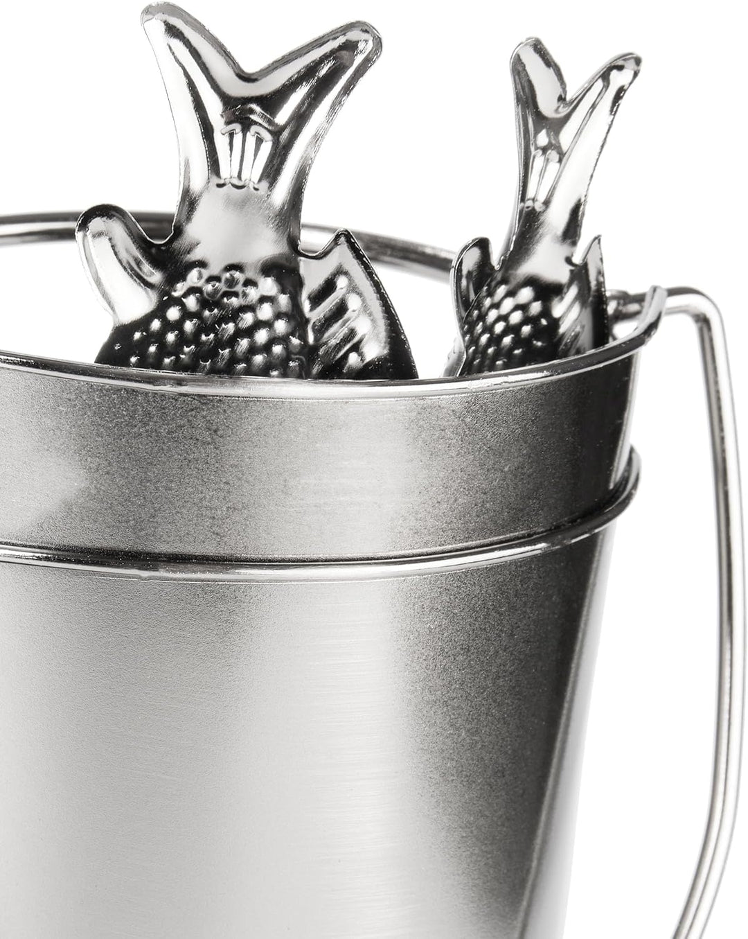 BRUBAKER Weinflaschenhalter „grosser Fang“ Angler mit Fisch, Angel und Eimer - Metall Flaschenhalter
