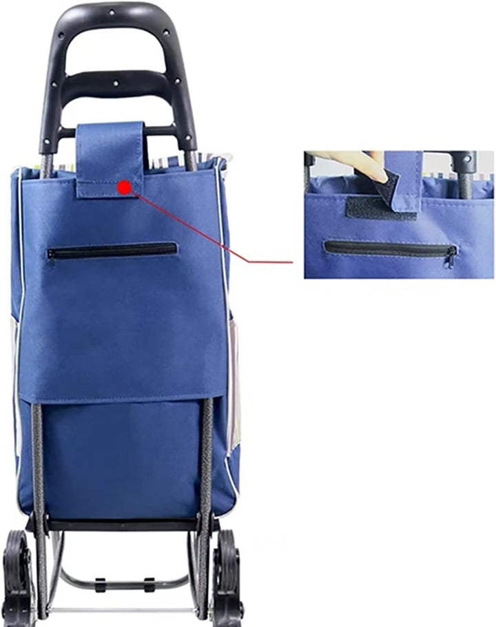 Trolley Oxford Tuch Ersatztasche wasserdichte Tasche, Faltbare Ersatztasche for den Warenkorb, tragb