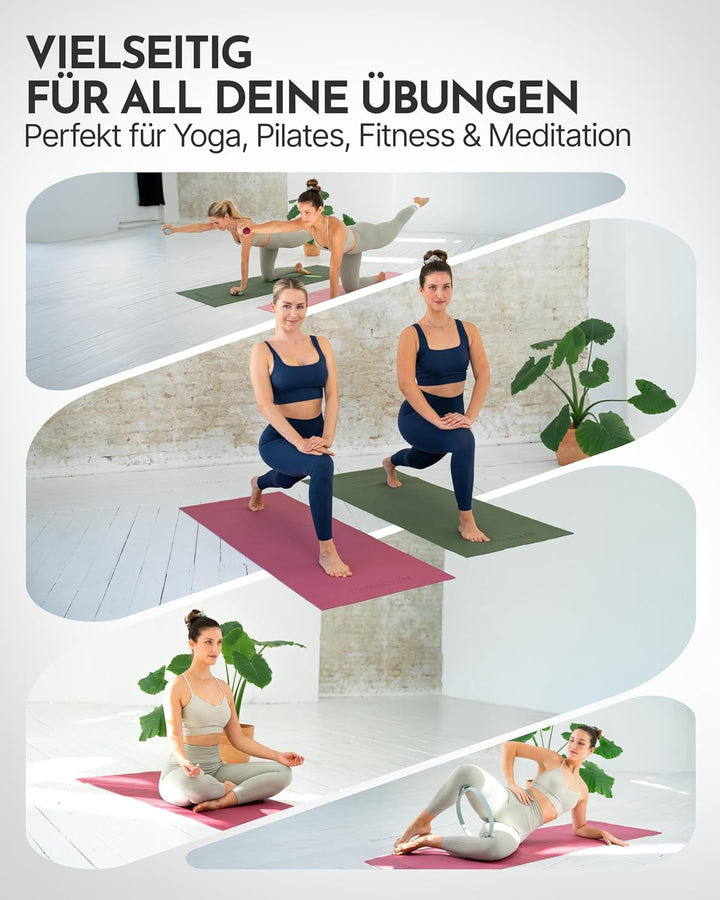 NEOLYMP Yogamatte rutschfest &amp; gelenkschonend – Gelenkschonende Gymnastikmatte &amp; Fitnessmatte für Zu