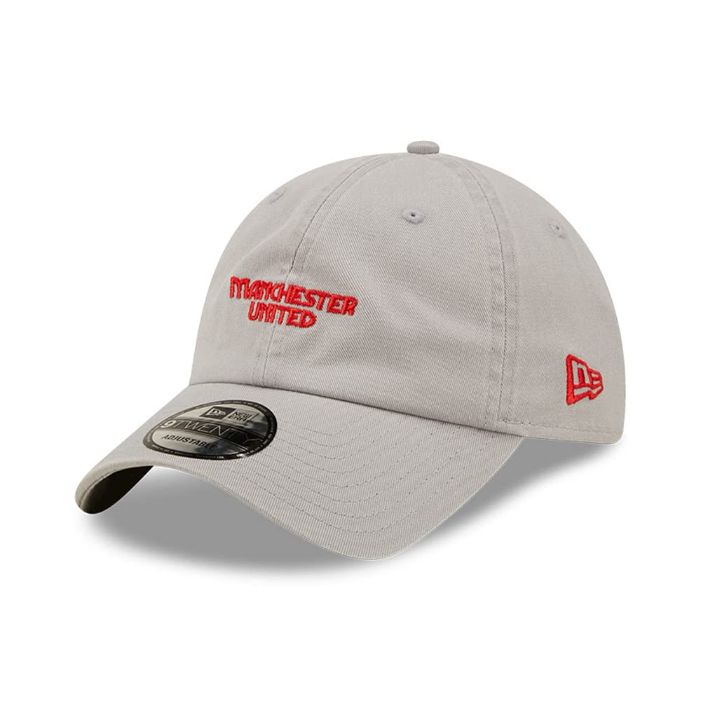 New Era Manchester United Wordmark Grau Casual Classic Cap – verstellbar – 9TWENTY