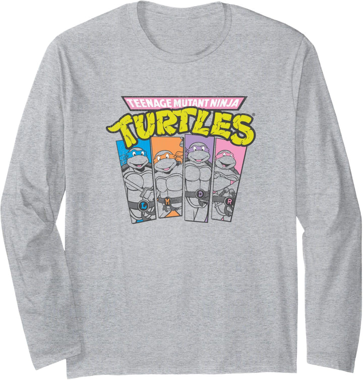 Teenage Mutant Ninja Turtles Retro Panel Langarmshirt